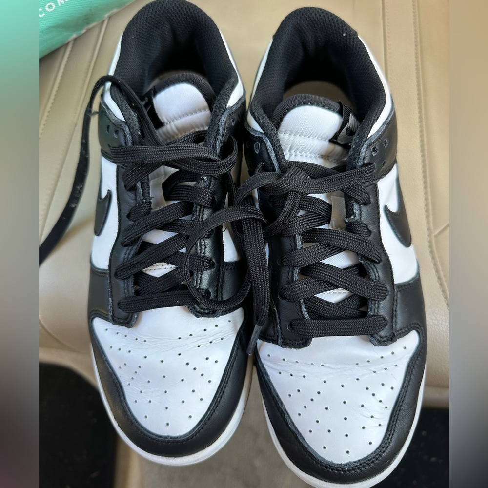 Nike panda black and white dunk lows